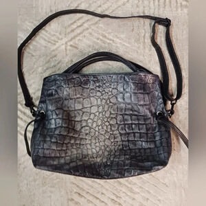 WOMEN'S CROC/ALLIGATOR PRINT CIVICO 93 CROSSBODY/HANDBAG **